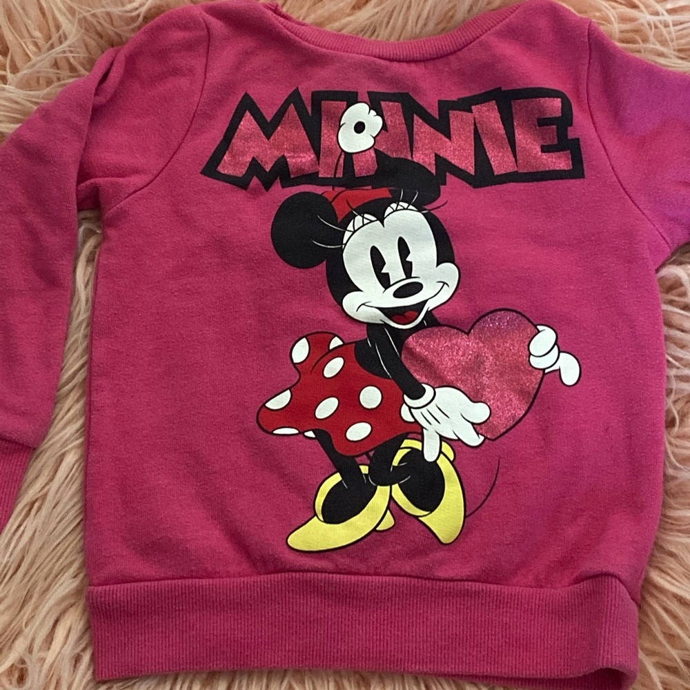 minnie mouse sweater - 2-4yrs